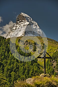 Matterhorn the iconic mountain of Switzerland