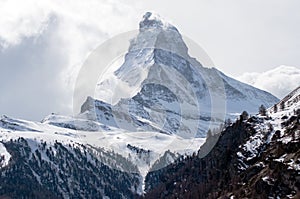 The Matterhorn mountain peak