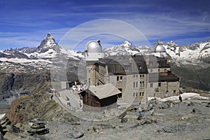 Matterhorn peak from Gornergrat Mountain, Switzerland