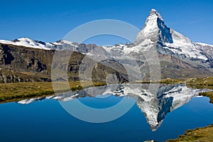 The Matterhorn with Stelisee