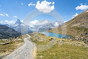 Matterhorn with Stellisee, Zermatt,  Switzerland