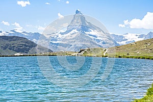 Matterhorn with Stellisee, Zermatt,  Switzerland