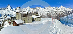 Matterhorn and Swiss Alps in Swiss