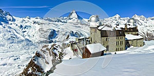 Matterhorn and Swiss Alps in Swiss