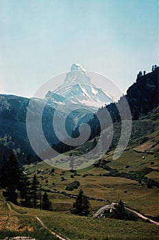 Matterhorn valley during summer of 1959