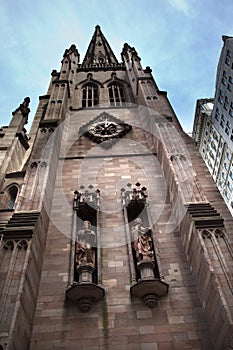 Matthew Mark Statues Trinity Church NYC photo