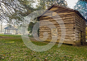 Matthews Cabin at Mabry Mill