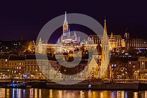 Matthias Church and Fisherman Bastion in Budapest Hungary