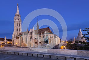 Matthias Church in twilight, Budapest