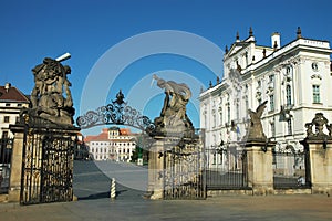 Matthias gate of Castle in Hradcany, Prague