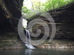 Matthiessen State Park Waterfall