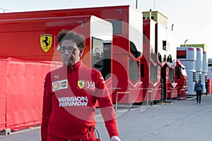 Mattia Binotto Ferrari Team boss portrait