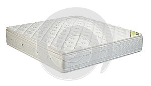 Mattress isolated on white background photo