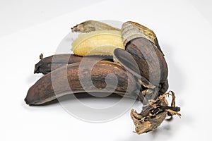 Mature brown banana