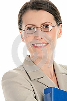 Mature businesswoman wearing glasses