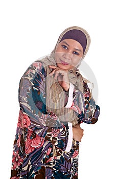 Mature and confident Muslim woman