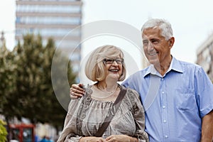 Mature Couple On Promenade