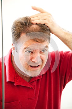 Mature Man with Bald Patch photo