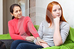 Mature mother asks for forgiveness from daughter