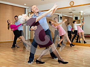 mature parthners dance waltz photo