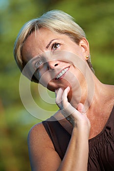 Mature woman portrait