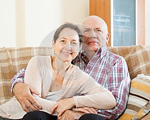 Mature woman with smiling husband