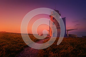 Matxitxako lighthouse in Bermeo