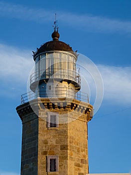 Matxitxako lighthouse in Bermeo, Basque Country