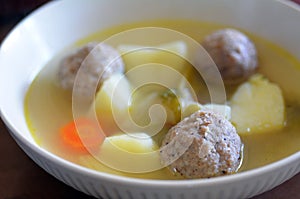 Matzah balls Jewish soup