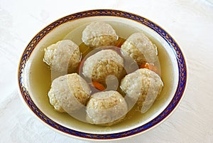 Matzo ball soup