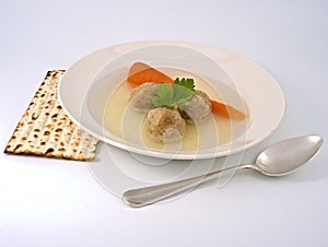 Matzo ball soup
