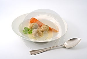 Matzo ball soup