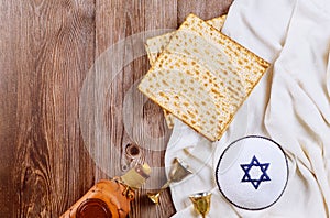 Matzoh jewish holiday red kosher wine matza Passover Haggadah