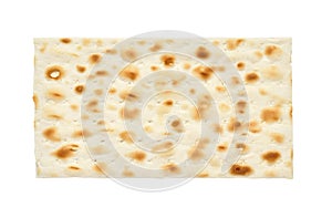 Matzoth isolated on white background