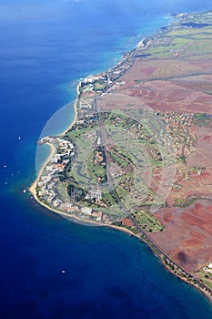 Maui from the air