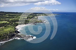 Maui coastline.