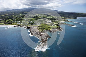 Maui coastline.