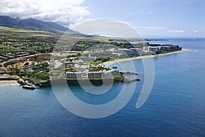 Maui coastline.