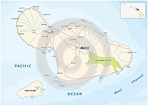 Maui and Kahoolawe road map