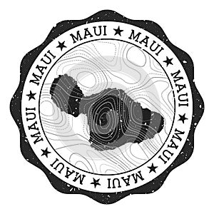 Maui outdoor stamp.
