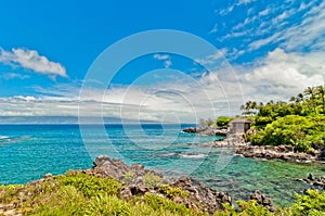 Maui's famous Kaanapali beach resort area