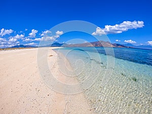 Maumere - Paradice white sand beach on a small unhabited island