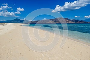 Maumere - Paradice white sand beach on a small unhabited island