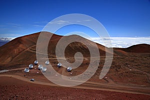 Mauna Kea telescopes , Big Island, Hawai USA