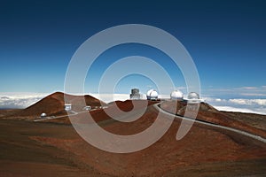Mauna Kea telescopes , Big Island, Hawaii,USA