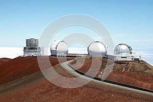 Mauna Kea telescopes , Big Island, Hawaii,USA