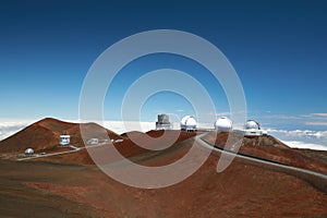 Mauna Kea telescopes , Big Island, Hawaii,USA