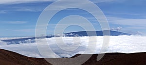 Mauna Loa viewed from Mauna Kea