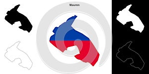 Mauren outline map