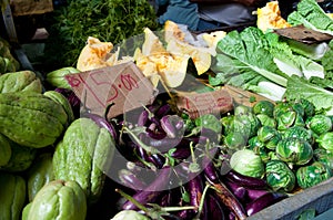 Mauritian vegetables and fruits market